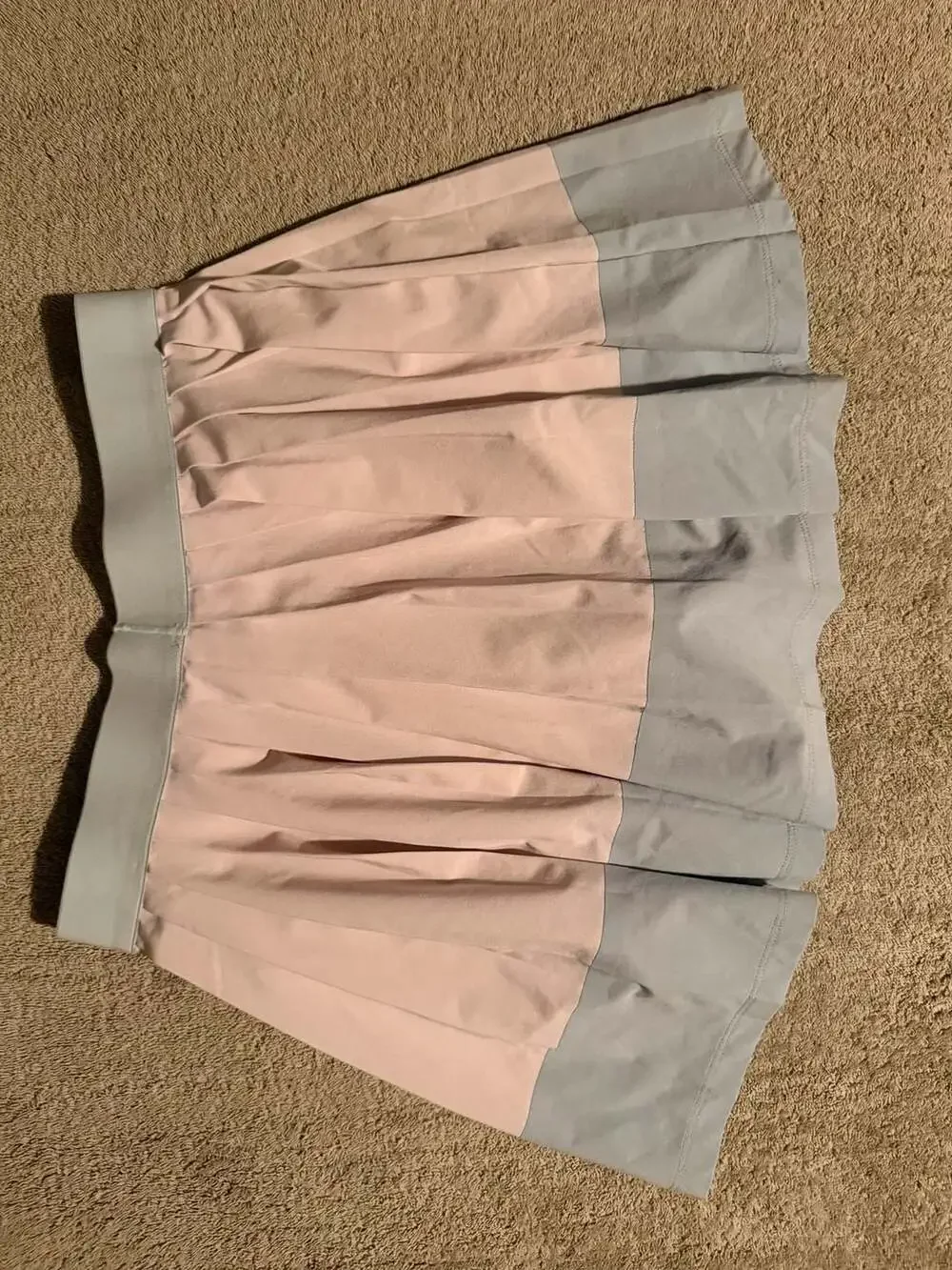 Athleta Girl Pleated Skort Size XL/14 Pink Blue Athletic Skirt